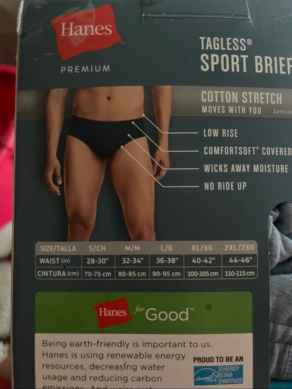 Hanes Men's Sport Briefs Pack of 7